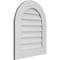Ekena Millwork Round Top Surface Mount PVC Gable Vent: Non-Functional, w/ 3-1/2"W x 1"P Standard Frame, 22"W x 26"H GVPRT22X2601SN - alternate 3